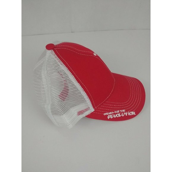 Samuel Adams Rebel IPA Beer Cap Red White Snapback Mesh Trucker Hat - Picture 3 of 6